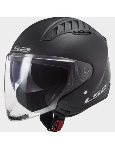 Casco Jet Ls2 OF600 COPTER II Nero Opaco