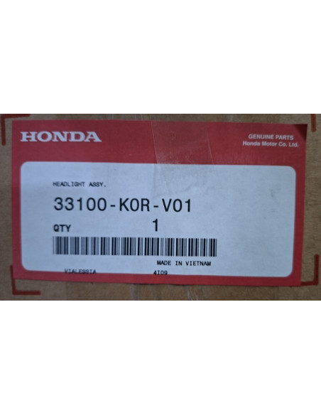 33100K0RV01 Faro anteriore originale Honda SH 125/ 150 / 350