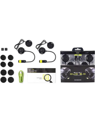 Interfono Bluetooth Twiins Smart DUO 5.0 | Tucano Urbano