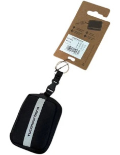 Borsello porta chiavi con zip Tucano Urbano Nero 2