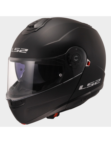 Casco Modulare P/J Ls2 FF908 STROBE II Solid Nero Opaco