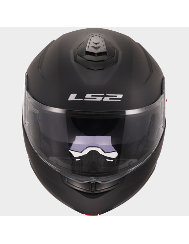 Casco Modulare P/J Ls2 FF908 STROBE II Solid Nero Opaco