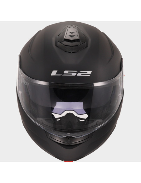 Casco Modulare P/J Ls2 FF908 STROBE II Solid Nero Opaco