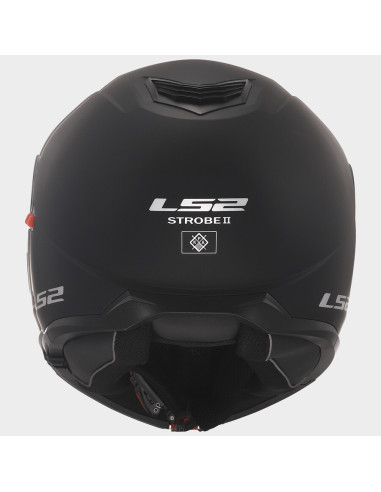 Casco Modulare P/J Ls2 FF908 STROBE II Solid Nero Opaco