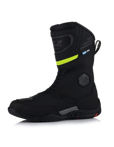 Goby Stivale moto impermeabile WP Nero H-V Giallo