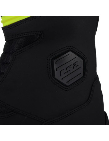 Goby Stivale moto impermeabile WP Nero H-V Giallo
