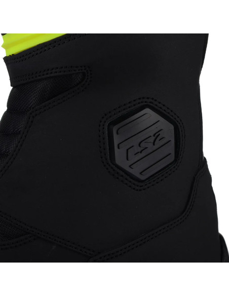 Goby Stivale moto impermeabile WP Nero H-V Giallo