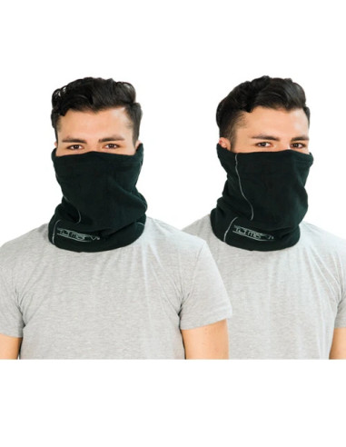 Collare Cappello in Pile Nero