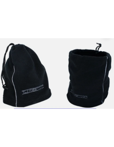 Collare Cappello in Pile Nero