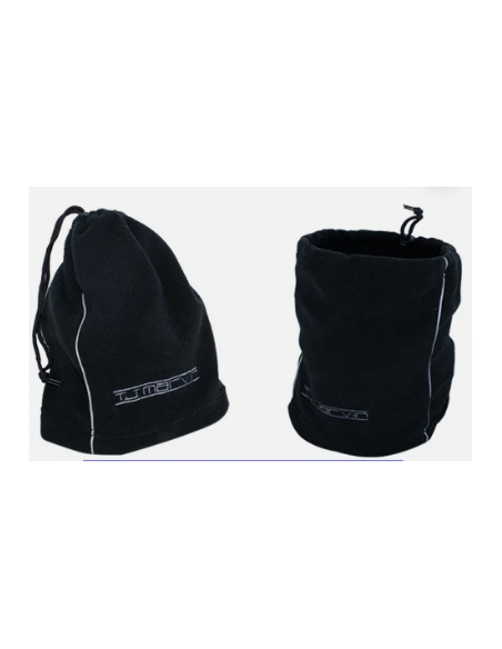 Collare Cappello in Pile Nero