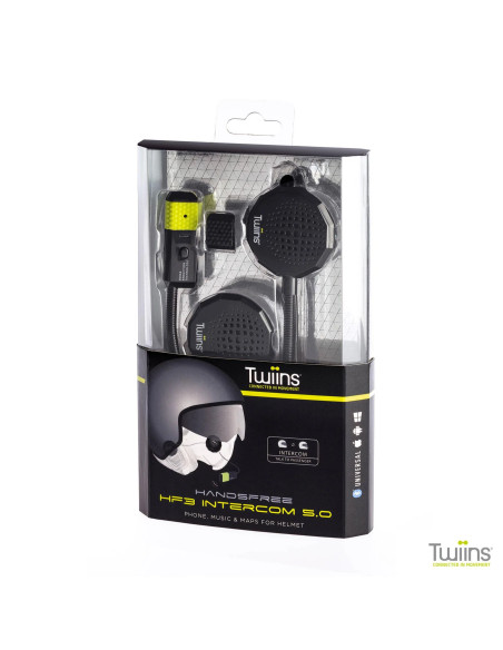 Interfono Bluetooth Twiins 5.0 HF3 passeggero / pilota