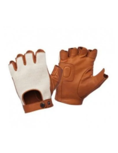 Guanti Tucano Urbano Gass Beige Mezze Dita Pelle