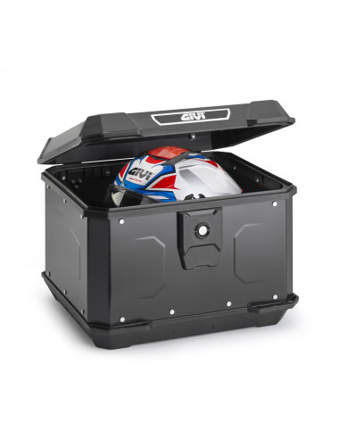 Bauletto Givi Alpina Black Line Alluminio Nero