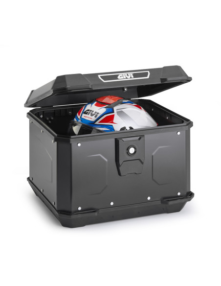 Bauletto Givi Alpina Black Line Alluminio Nero