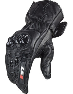 Guanti Moto In Pelle CE Sportivi Ls2 Swift Neri