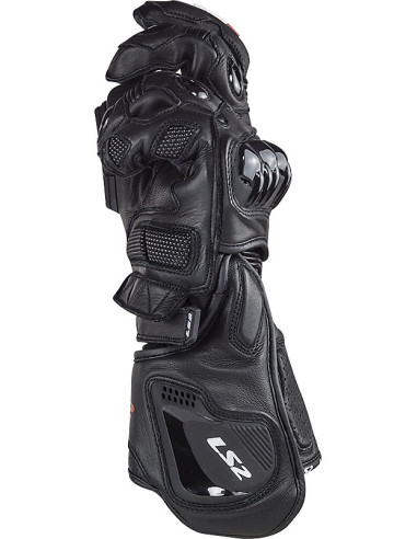 Guanti Moto In Pelle CE Sportivi Ls2 Swift Neri