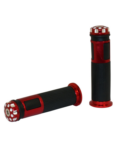 Manopole Sifam Bicolore Nero/Rosso 128mm | POI6102