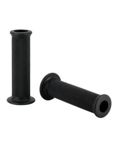 Coppia Manopole Nere Lunghezza 118mm Forate