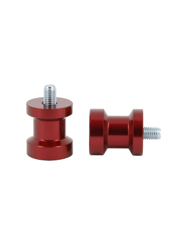 Nottolini cavalletto M6x1 alluminio rosso Sifam