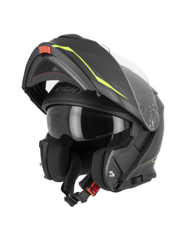Casco Modulare S550 Nero Giallo