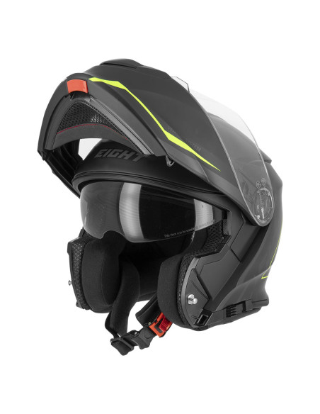 Casco Modulare S550 Nero Giallo