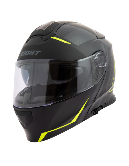 Casco Modulare S550 Nero Giallo