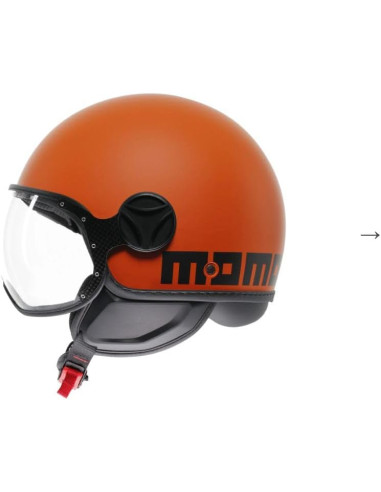 Casco FGTR CLASSIC Mono E2206 Arancione opaco / nero
