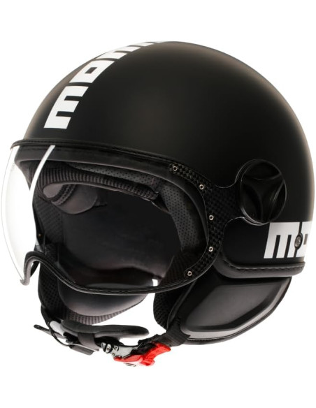 Casco FGTR CLASSIC Mono E2206 Nero opaco / bianco