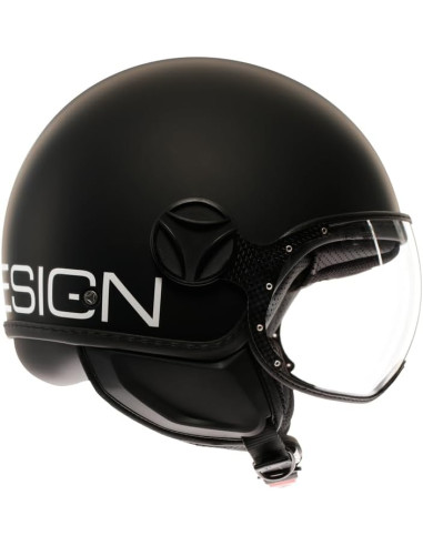 Casco FGTR CLASSIC Mono E2206 Nero opaco / bianco