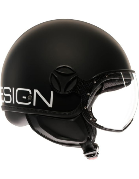 Casco FGTR CLASSIC Mono E2206 Nero opaco / bianco