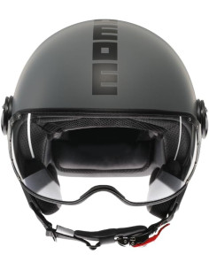 Casco FGTR CLASSIC Mono E2206 Grigio opaco / nero