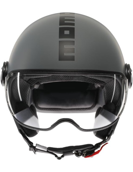Casco FGTR CLASSIC Mono E2206 Grigio opaco / nero