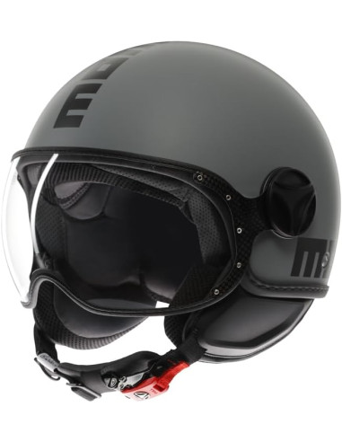 Casco FGTR CLASSIC Mono E2206 Grigio opaco / nero
