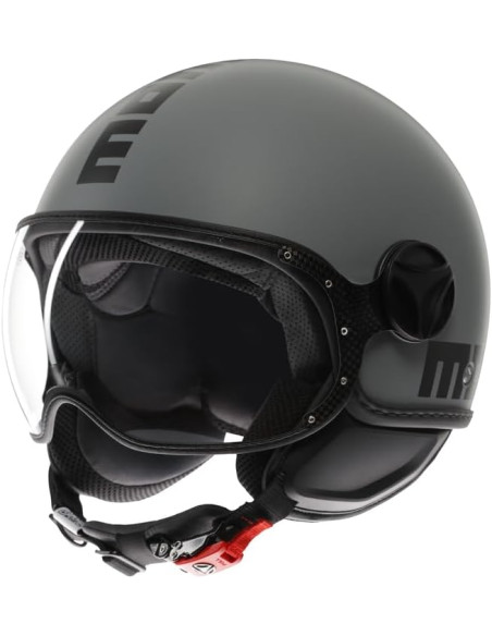 Casco FGTR CLASSIC Mono E2206 Grigio opaco / nero