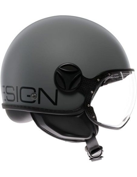 Casco FGTR CLASSIC Mono E2206 Grigio opaco / nero