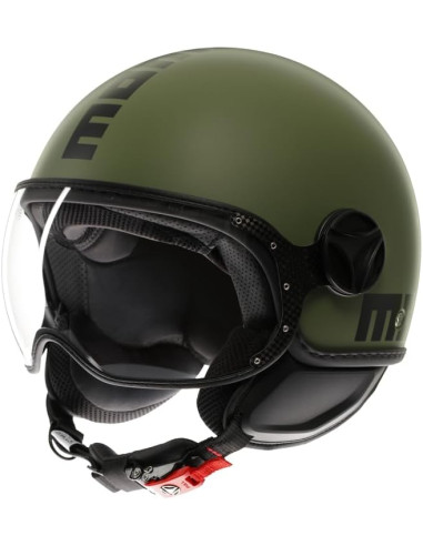 Casco FGTR CLASSIC Mono E2206 Verde militare opaco / nero