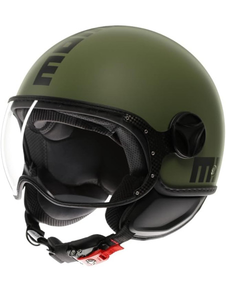 Casco FGTR CLASSIC Mono E2206 Verde militare opaco / nero