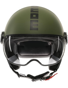 Casco FGTR CLASSIC Mono E2206 Verde militare opaco / nero