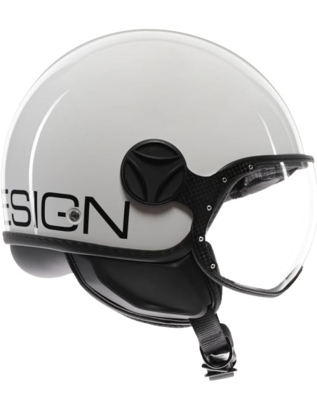 Casco FGTR CLASSIC Mono E2206 Bianco lucido / nero