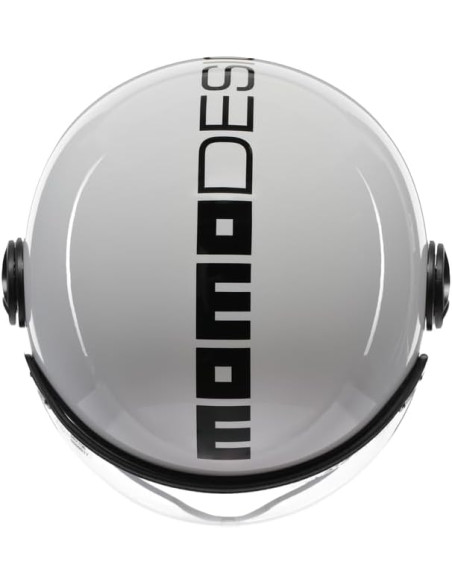 Casco FGTR CLASSIC Mono E2206 Bianco lucido / nero