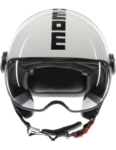 Casco FGTR CLASSIC Mono E2206 Bianco lucido / nero