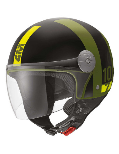 CASCO GIVI 10.7 Mini-j Concept Nero Opaco / Verde