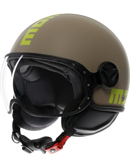 Casco FGTR CLASSIC Mono E2206 Sabbia opaco / lime