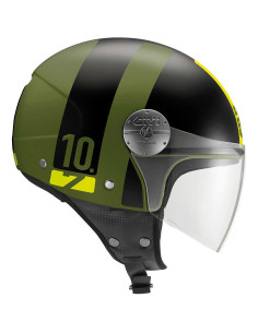 CASCO GIVI 10.7 Mini-j Concept Nero Opaco / Verde 2
