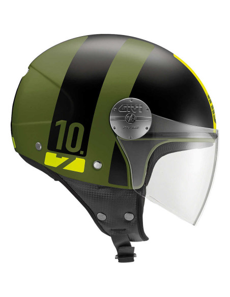 CASCO GIVI 10.7 Mini-j Concept Nero Opaco / Verde