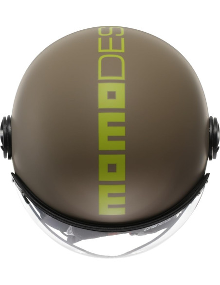 Casco FGTR CLASSIC Mono E2206 Sabbia opaco / lime