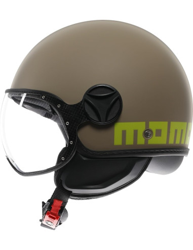 Casco FGTR CLASSIC Mono E2206 Sabbia opaco / lime