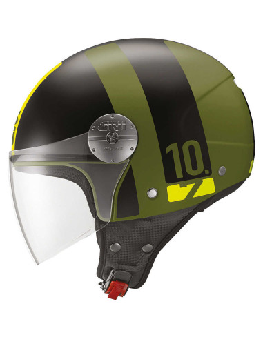 CASCO GIVI 10.7 Mini-j Concept Nero Opaco / Verde