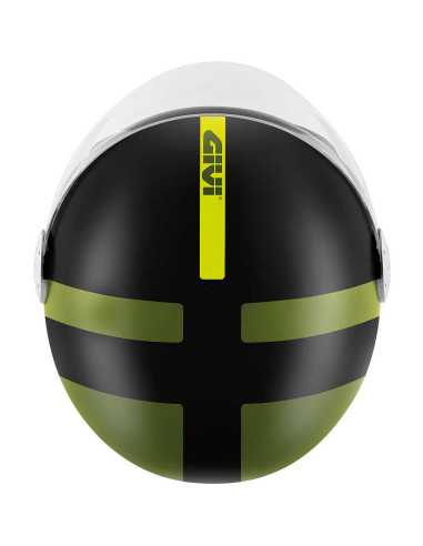 CASCO GIVI 10.7 Mini-j Concept Nero Opaco / Verde