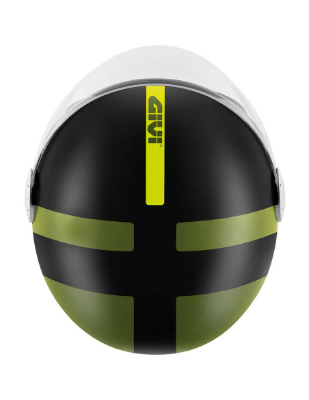 CASCO GIVI 10.7 Mini-j Concept Nero Opaco / Verde